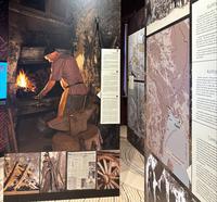 Šušnjevica. Ecomuseum Vlaški Puti . Blacksmith’s workshop and contraband map.